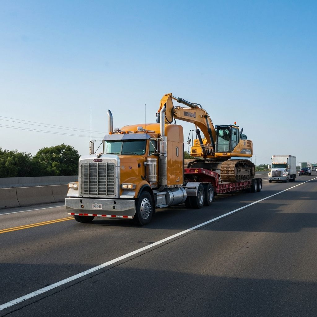 Heavy machinery transport